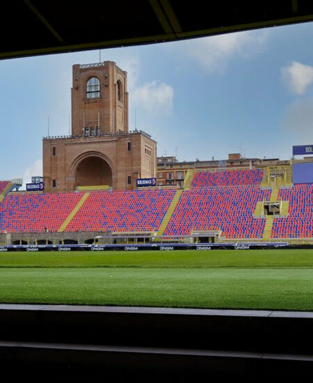 Nuova illuminazione LED Stadio Renato Dall'Ara Bologna FC - AEC Illuminazione